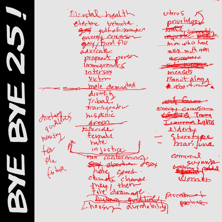 Kim Gordon - BYE BYE 25! - BestNewMusic2025 - New Music 2025 > Q2 > W24